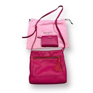 Kate Spade New York Chester Street‎ Dessi Crossbody Pink Bag w/ Wallet